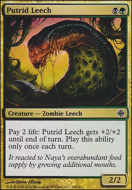 Putrid Leech feature for Can You Smell What the Rock is Cooking..In Pauper?