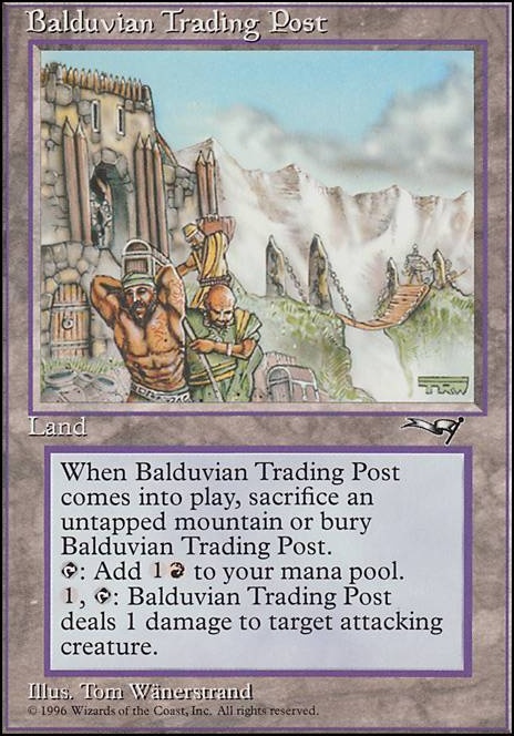 Featured card: Balduvian Trading Post