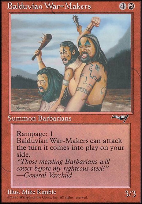 Balduvian War-Makers feature for Boys Boys Boys