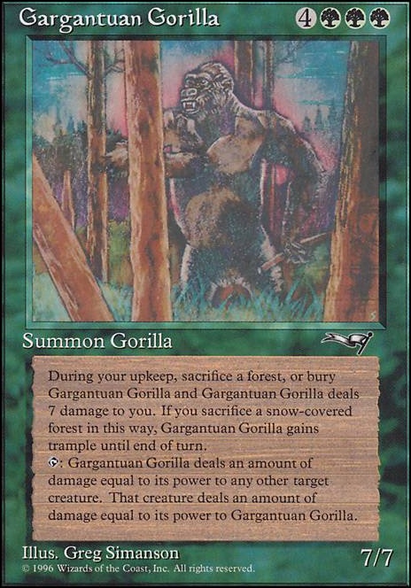 Featured card: Gargantuan Gorilla