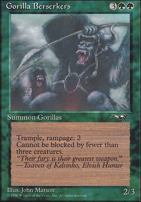 Featured card: Gorilla Berserkers