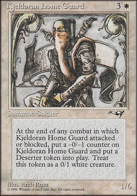 Kjeldoran Home Guard feature for Deserter-Tokens?! Dude, you made my day!
