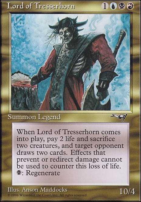 Lord of Tresserhorn feature for Tresserhorn Old Frame EDH
