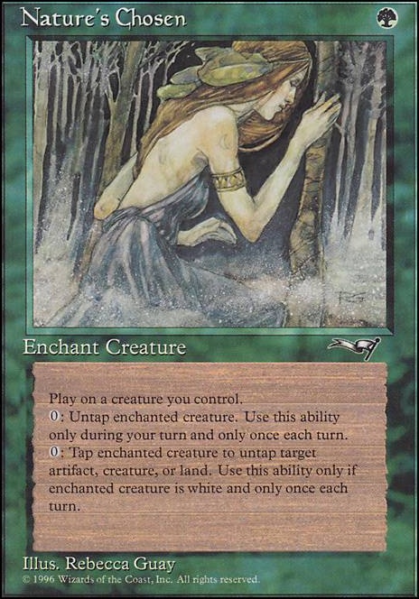 Nature's Chosen feature for Legendary Enchantress Sisay