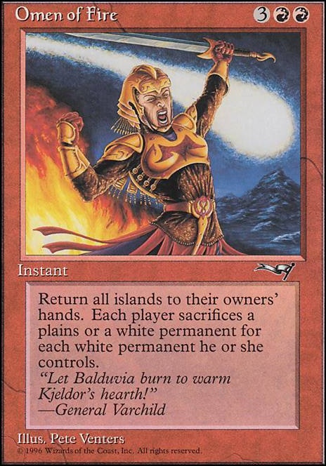 Featured card: Omen of Fire
