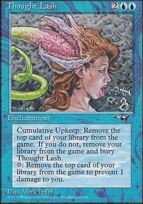 Thought Lash feature for Tezzeret Dimir Oathbreaker Self Mill