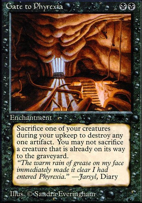 Gate to Phyrexia feature for Cult of Yawgmoth