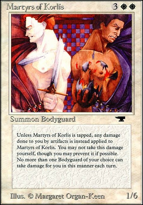 Featured card: Martyrs of Korlis
