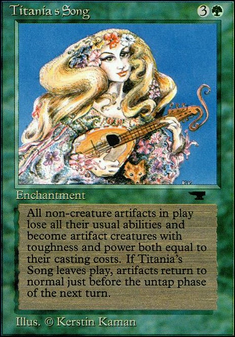 Titania's Song feature for Titania's lock