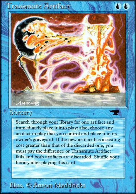 Transmute Artifact feature for Urza, the Fun Police