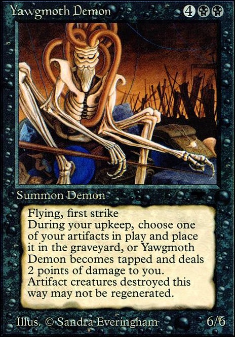 Featured card: Yawgmoth Demon