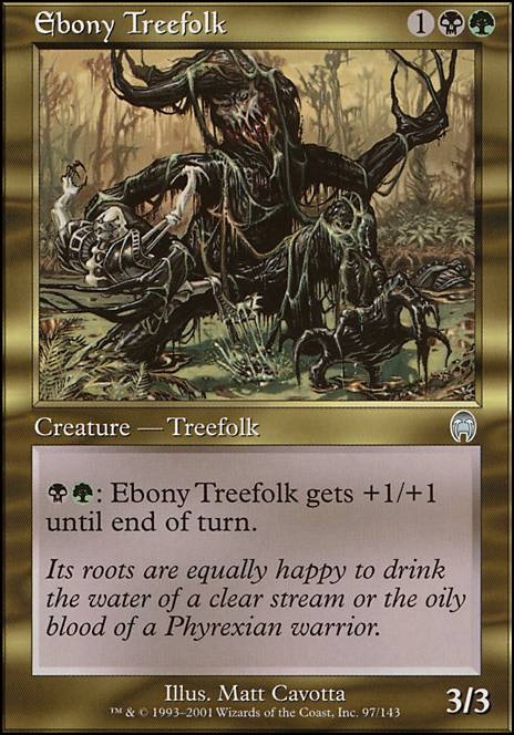 Featured card: Ebony Treefolk