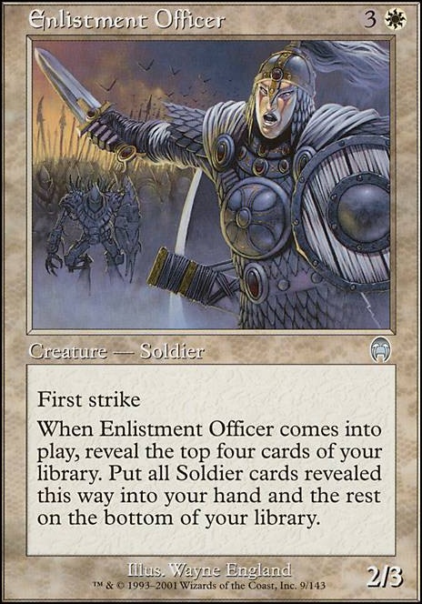 Featured card: Enlistment Officer