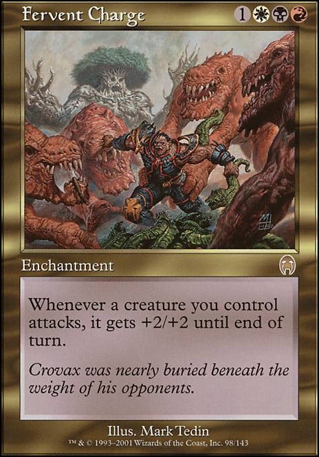 Fervent Charge feature for Omnath, Locus of All (3-Pip Tribal)