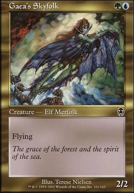 Featured card: Gaea's Skyfolk