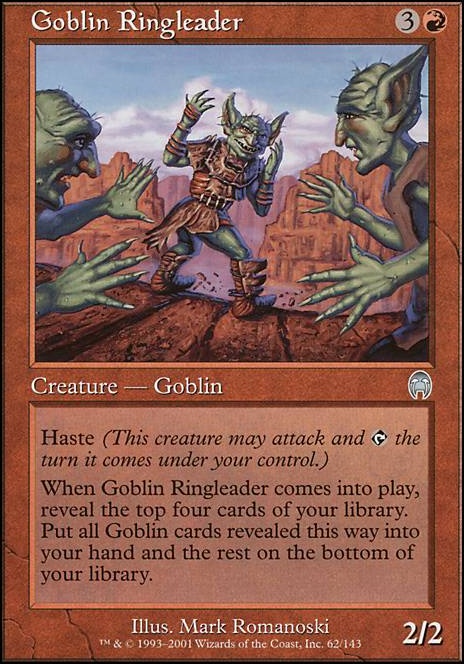 Goblin Ringleader feature for My Goblin deck