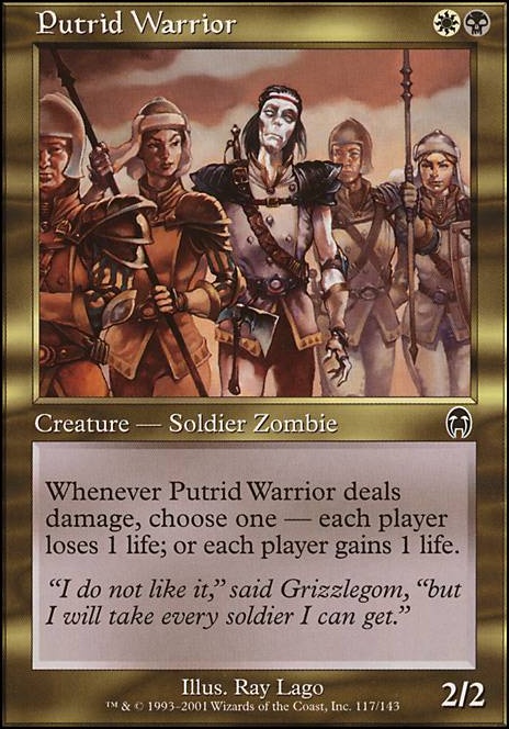 Featured card: Putrid Warrior