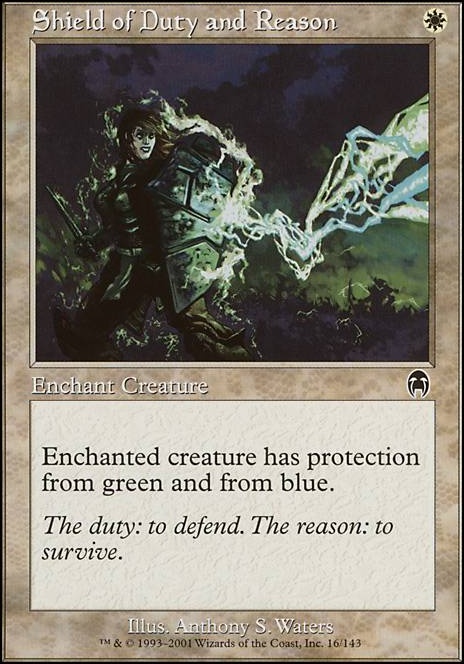 Featured card: Shield of Duty and Reason