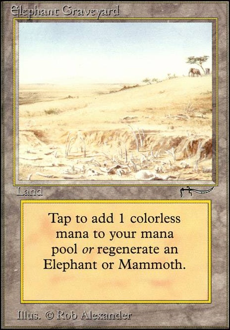 Featured card: Elephant Graveyard
