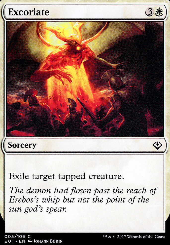 Featured card: Excoriate