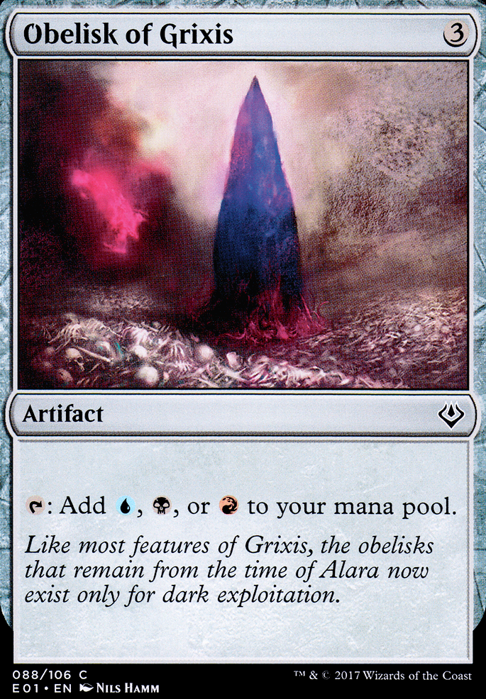 Featured card: Obelisk of Grixis