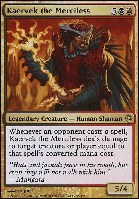 Kaervek the Merciless feature for Rakdos Rage