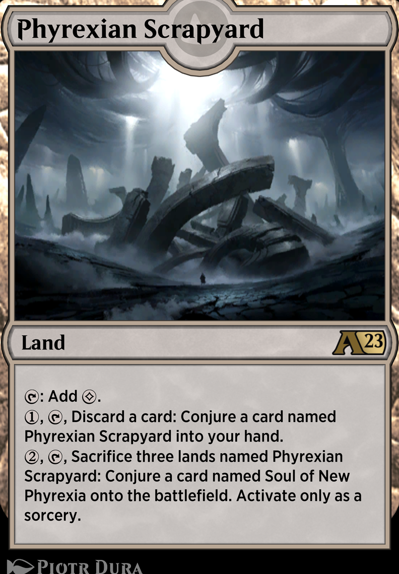 Phyrexian Scrapyard Phyrexian Scrapyard