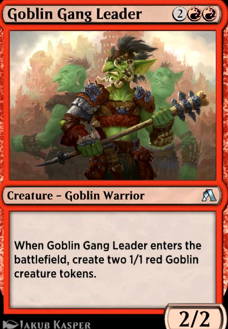 Goblin Gang Leader feature for MTGA Goblins Everywhere