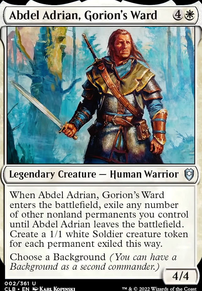 Commander: Abdel Adrian, Gorion's Ward