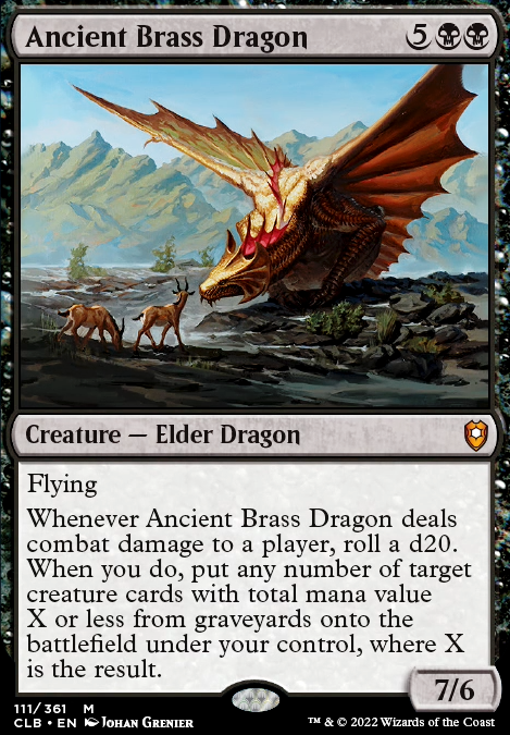 Featured card: Ancient Brass Dragon