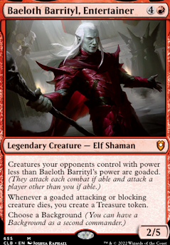 Baeloth Barrityl, Entertainer feature for Mono-Red """"Staxs""""