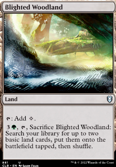 Blighted Woodland feature for Gitrog Commander