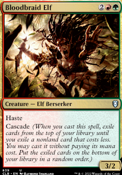 Bloodbraid Elf feature for Jim Davis's Cube (from SCG) - Zoo