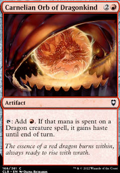 Carnelian Orb of Dragonkind feature for Vaevictis, $20 EDH Series