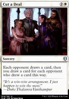 Cut a Deal feature for Playing Court (Marchesa Budget EDH)