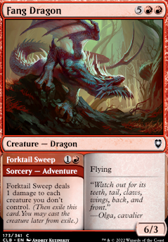 Fang Dragon feature for RUG Aggro Dragons Pauper