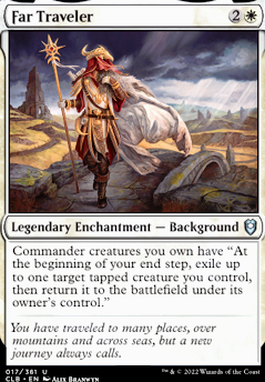 Far Traveler feature for Faceless one 5 color combination commander
