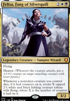 Felisa, Fang of Silverquill feature for Fang Counters tokens counters tokens