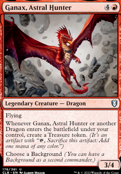 Ganax, Astral Hunter feature for Izzet Dragon Tribal Ganax/Feywild