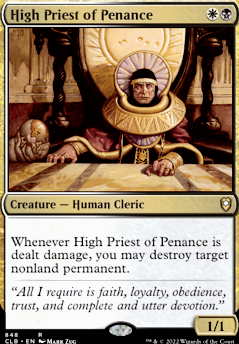 High Priest of Penance feature for Social Extortion