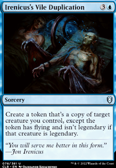 Irenicus's Vile Duplication feature for galezeth/urza/magda