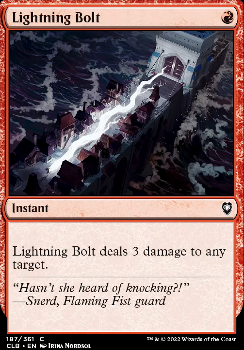 Lightning Bolt feature for no spells for you
