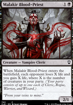 Malakir Blood-Priest feature for Pauper: Republicans (Vampire Party Tribal)