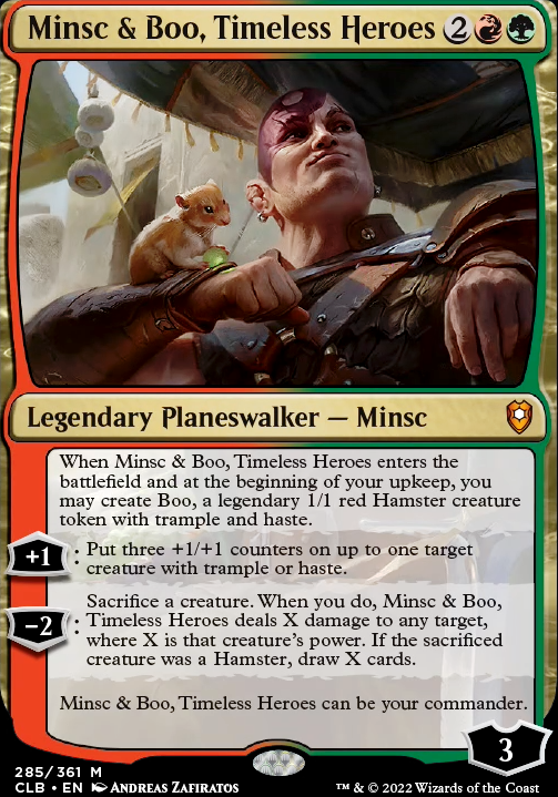 Minsc & Boo, Timeless Heroes feature for Minsc & Boo Commander