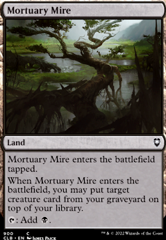 Mortuary Mire feature for Lathril, Token Deck