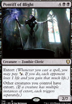 Pontiff of Blight feature for Orzhov Extortionists