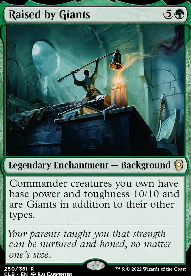 Commander: altered Raised by Giants