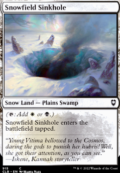 Snowfield Sinkhole feature for Killian pauper voltron
