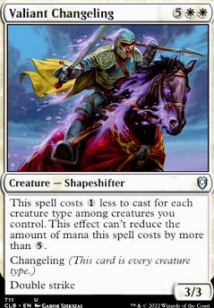 Featured card: Valiant Changeling