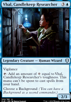 Featured card: Vhal, Candlekeep Researcher